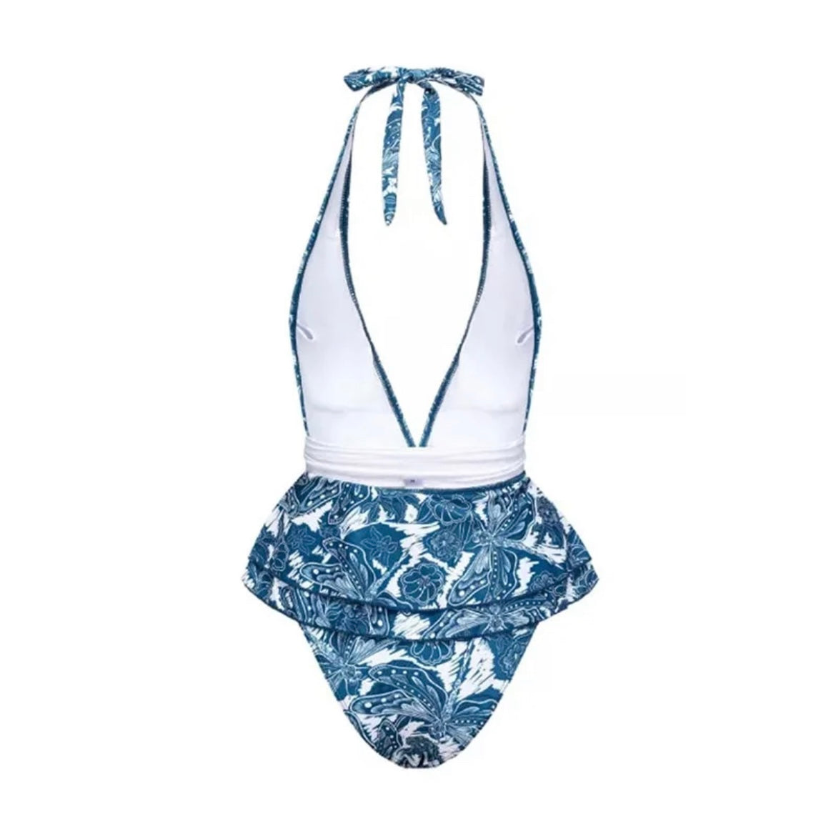 Blue Vintage Swimsuit