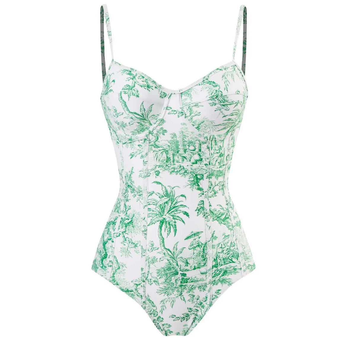 Green Wave Swimsuit